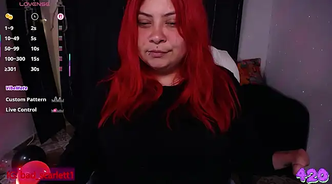 Snapshot of bad_scarlett1 chatting on 03/16/25, 11:37 bad scarlett1 online show from 03/16/25, 11:37