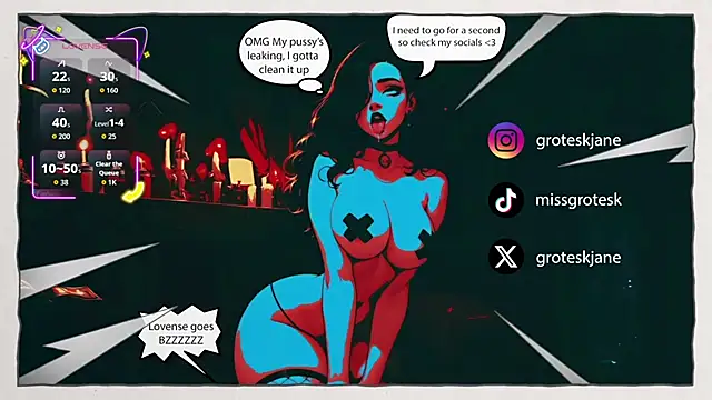 GroteskJane online show from 03/25/26, 09:08