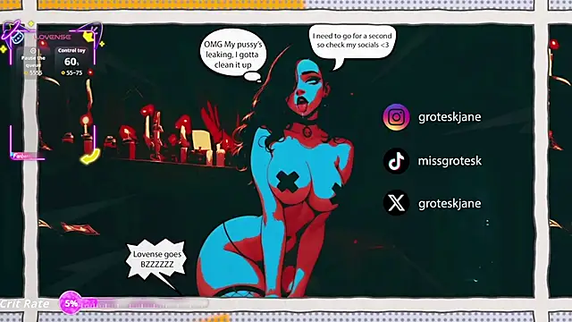 Snapshot of GroteskJane chatting on 01/15/26, 04:05 GroteskJane online show from 01/15/26, 04:05