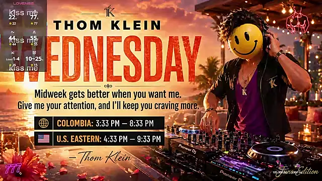Snapshot of thomklein chatting on 06/17/26, 08:41 thomklein online show from 06/17/26, 08:41