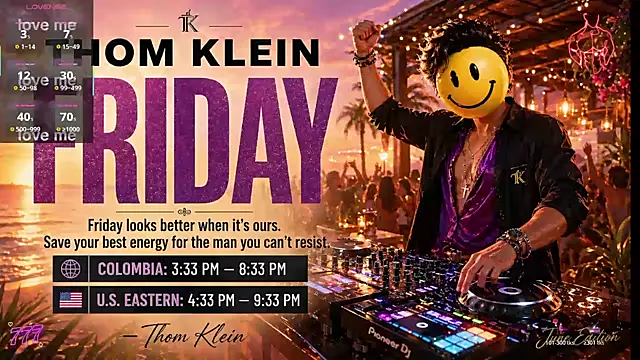 Snapshot of thomklein chatting on 07/17/26, 08:06 thomklein online show from 07/17/26, 08:06