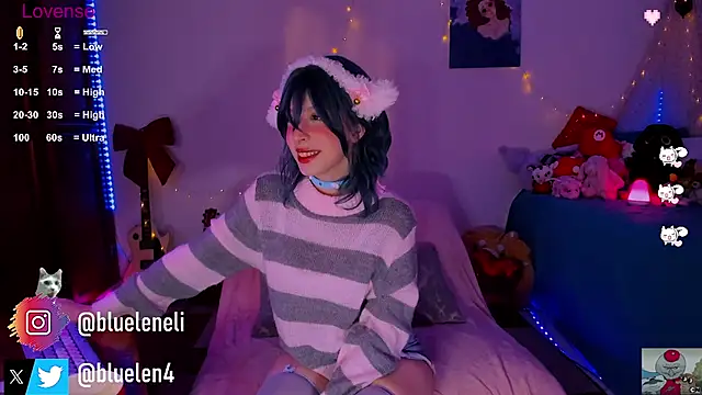 Snapshot of bluelen chatting on 02/21/25, 12:06 bluelen online show from 02/21/25, 12:06