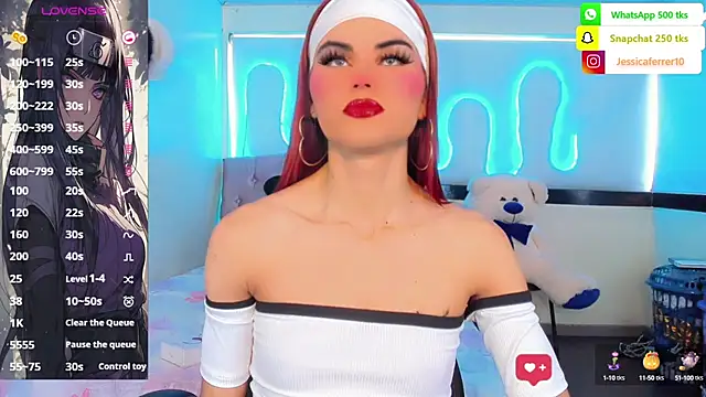 Snapshot of Jessica_smith_1 chatting on 10/10/25, 07:15 Jessica smith 1 online show from 10/10/25, 07:15