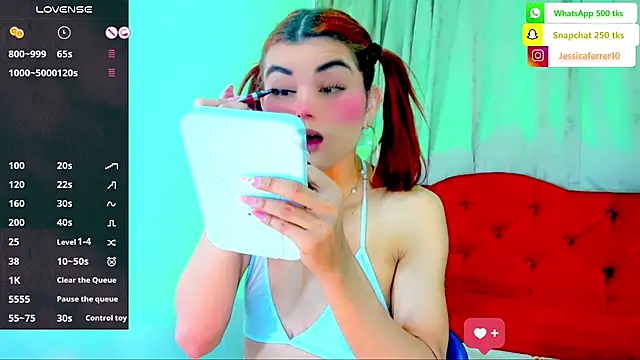 Snapshot of Jessica_smith_1 chatting on 10/12/25, 01:01 Jessica smith 1 online show from 10/12/25, 01:01