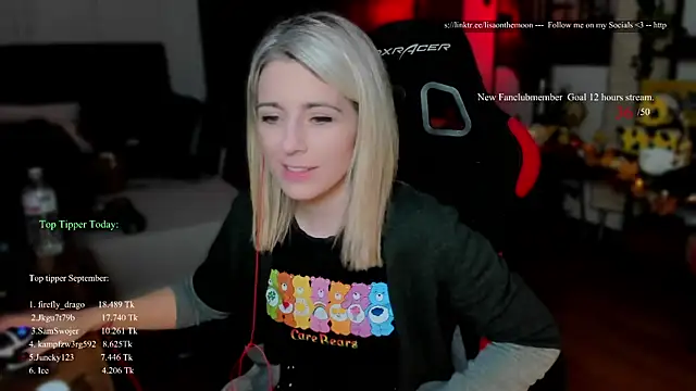 Lisaonthemoon online show from 10/01/25, 07:18