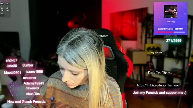 Lisaonthemoon online show from 03/02/25, 09:19