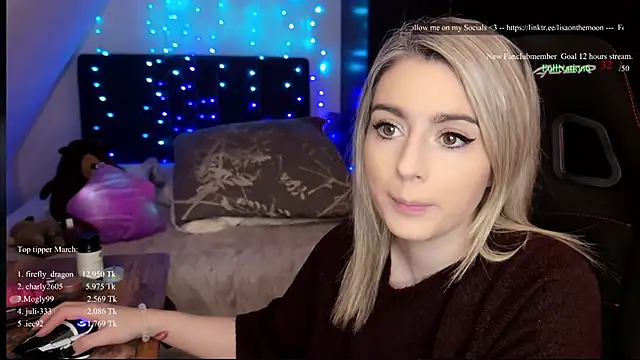 Lisaonthemoon online show from 03/17/26, 08:45