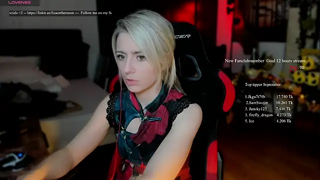 Lisaonthemoon online show from 09/28/25, 07:10