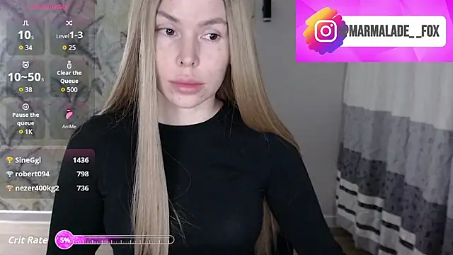 Marmalade Fox online show from 04/08/26, 03:35