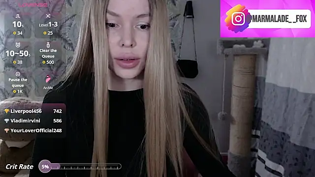 Marmalade Fox online show from 03/17/26, 03:59