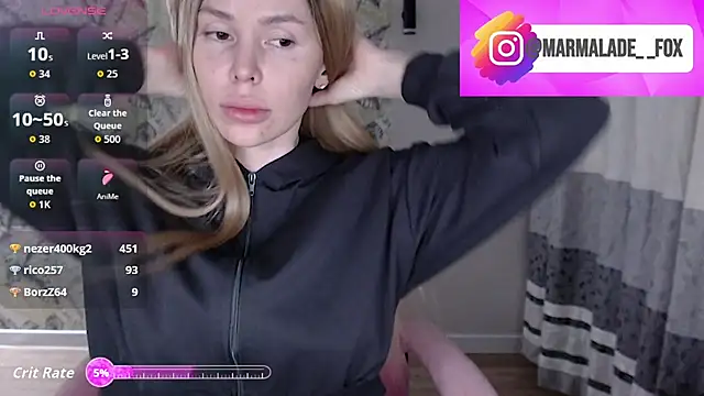 Marmalade Fox online show from 04/12/26, 05:38