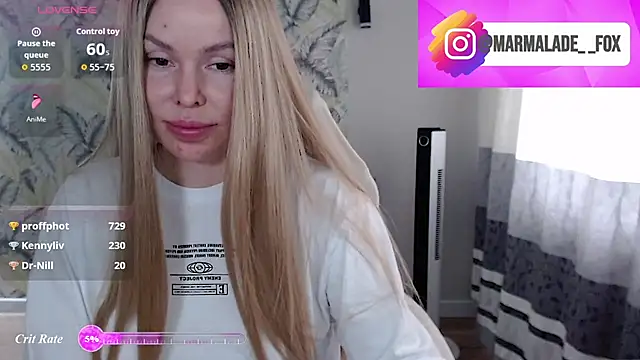 Marmalade Fox online show from 07/11/26, 04:24