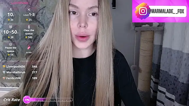 Marmalade Fox online show from 03/16/26, 05:05