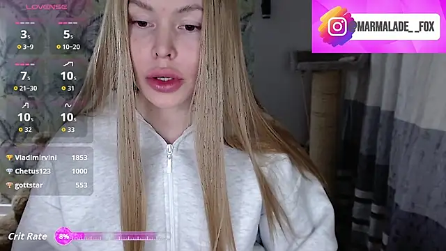 Marmalade Fox online show from 03/11/26, 02:44