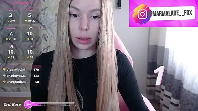 Marmalade Fox online show from 04/18/26, 04:15