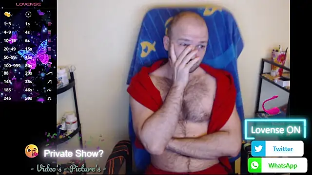 RealManHaveHairy online show from 03/13/26, 07:52