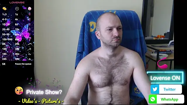 RealManHaveHairy online show from 04/22/26, 08:10