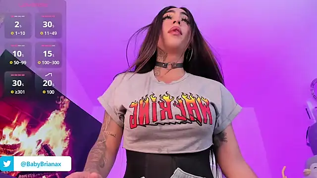 Snapshot of babybriexxx chatting on 01/16/25, 07:52 babybriexxx online show from 01/16/25, 07:52