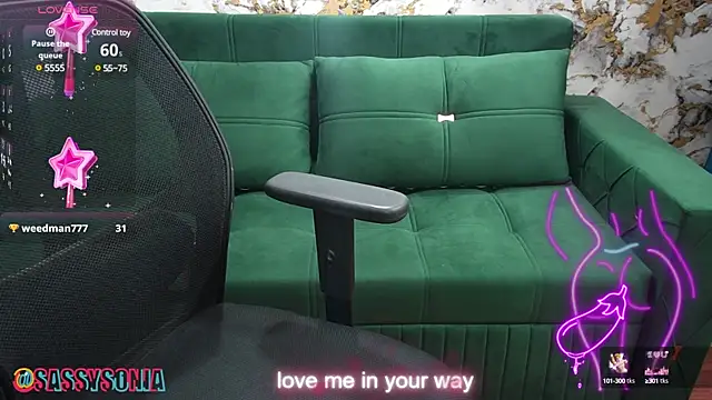 Snapshot of sassysonia chatting on 02/26/25, 09:44 sassysonia online show from 02/26/25, 09:44