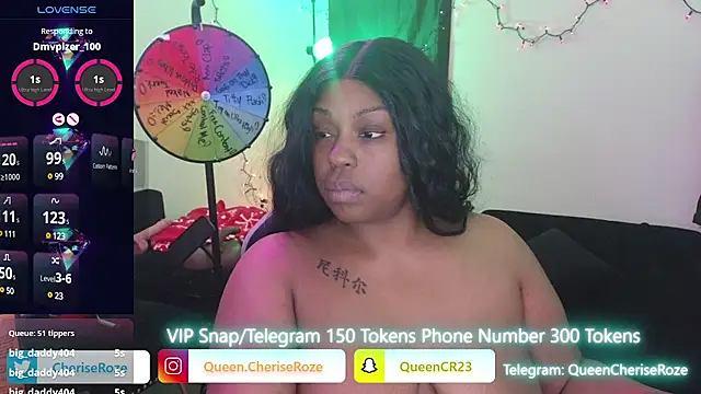 Snapshot of cheriserozequeen chatting on 12/08/24, 09:52 cheriserozequeen online show from 12/08/24, 09:52