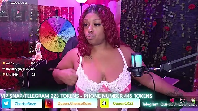 Snapshot of cheriserozequeen chatting on 09/19/25, 03:49 cheriserozequeen online show from 09/19/25, 03:49