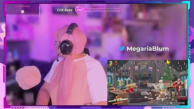 Snapshot of MegariaB chatting on 12/22/25, 04:34 MegariaB online show from 12/22/25, 04:34