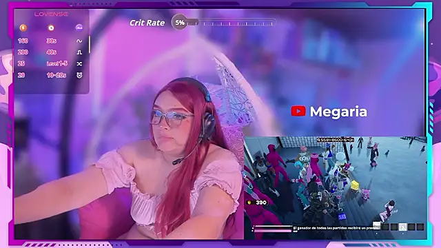 Snapshot of MegariaB chatting on 02/15/26, 07:51 MegariaB online show from 02/15/26, 07:51