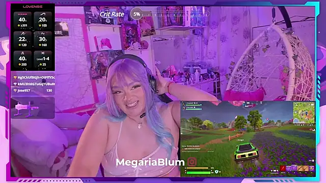 Snapshot of MegariaB chatting on 02/22/25, 07:56 MegariaB online show from 02/22/25, 07:56