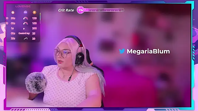 MegariaB online show from 04/21/26, 04:30