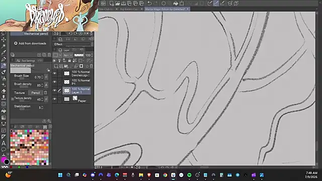 DrenchedArt online show from 07/09/26, 02:49