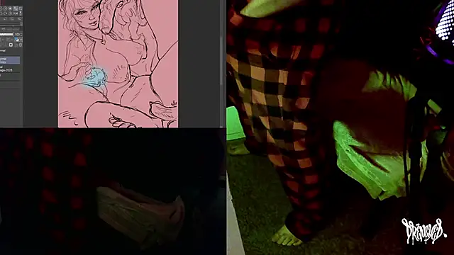 DrenchedArt online show from 10/31/25, 01:46