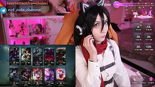 yourcutewaifu online show from 09/28/25, 08:38