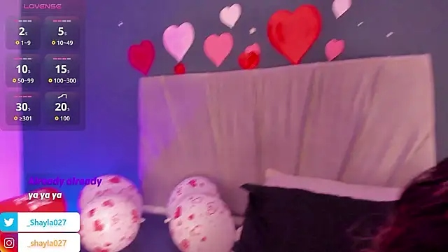 Snapshot of Shayla27 chatting on 02/18/26, 01:18 Shayla27 online show from 02/18/26, 01:18