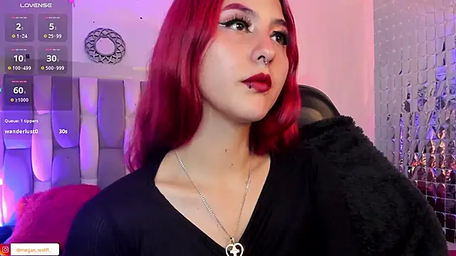 Snapshot of Megan_wolf1_ chatting on 01/31/25, 07:29 Megan wolf1  online show from 01/31/25, 07:29