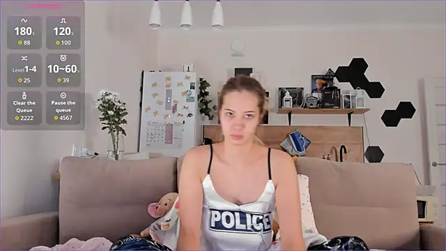 Girl alone home online show from 10/13/25, 04:03