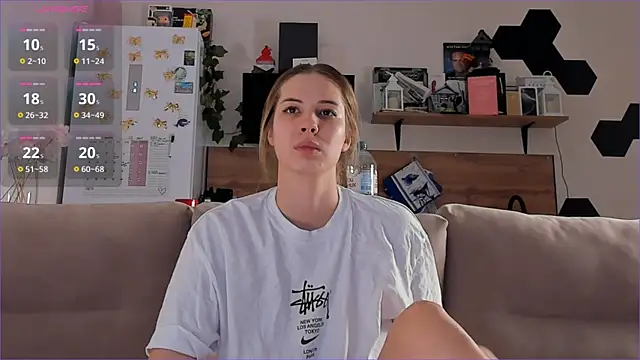 Girl alone home online show from 11/21/25, 03:55