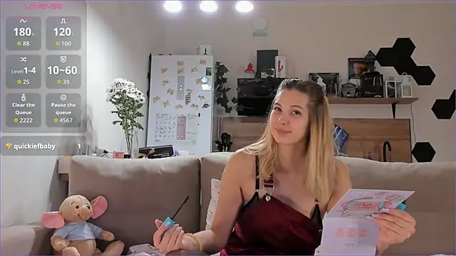 Girl alone home online show from 10/24/25, 04:06