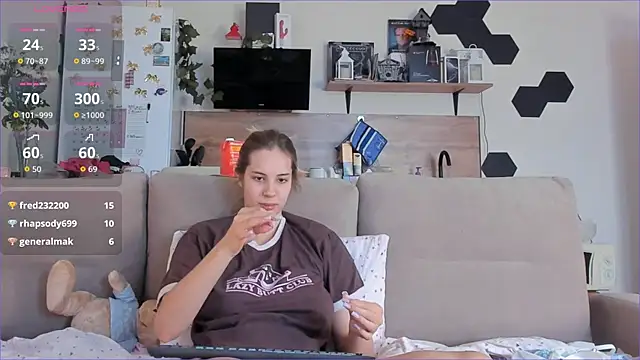 Girl alone home online show from 10/27/25, 04:35