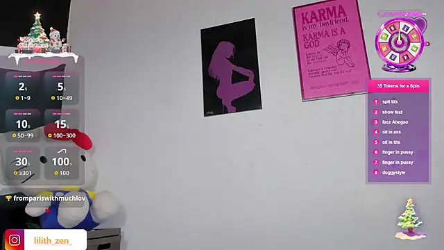 Lilith Zen online show from 12/03/25, 08:52