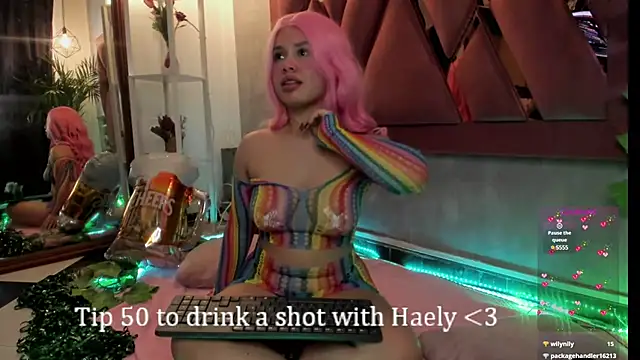 Haelycute online show from 03/16/25, 04:34