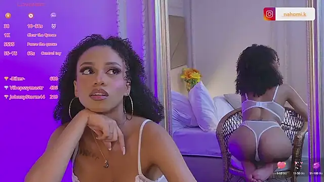 Snapshot of Nahomi_King chatting on 02/18/25, 07:09 Nahomi King online show from 02/18/25, 07:09