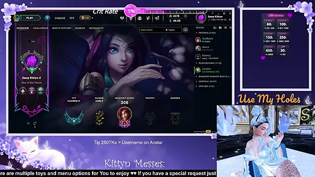 Snapshot of SassyKittyn chatting on 01/10/25, 06:20 SassyKittyn online show from 01/10/25, 06:20