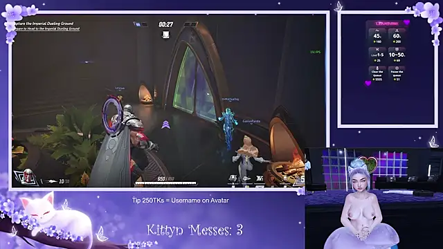 Snapshot of SassyKittyn chatting on 02/13/25, 08:38 SassyKittyn online show from 02/13/25, 08:38
