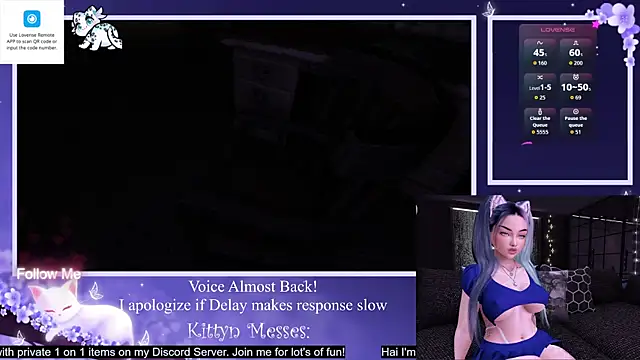 Snapshot of SassyKittyn chatting on 10/22/25, 06:13 SassyKittyn online show from 10/22/25, 06:13