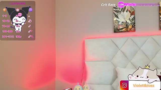 Violettbloss online show from 10/01/25, 03:33