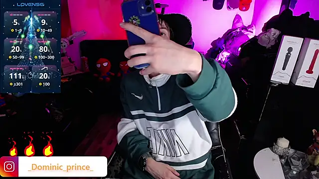 Snapshot of DominicPrince chatting on 01/09/26, 09:38 DominicPrince online show from 01/09/26, 09:38