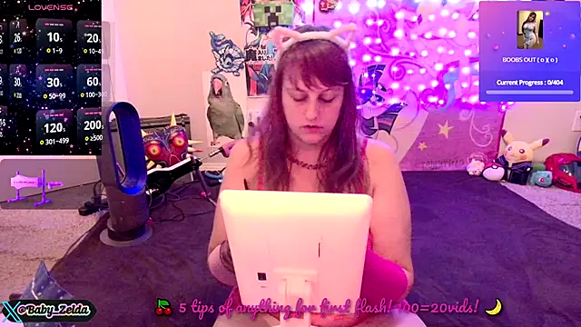 BabyZelda online show from 12/23/25, 07:18