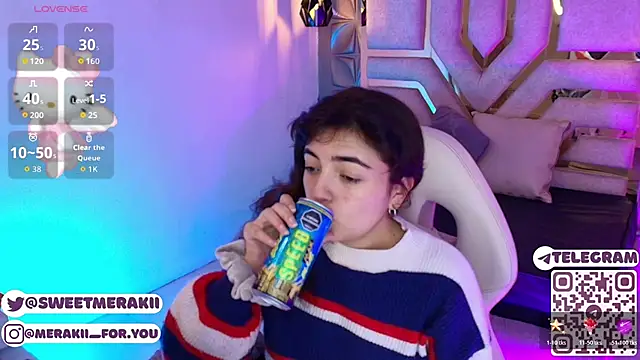 meraki fraise online show from 03/04/26, 04:20