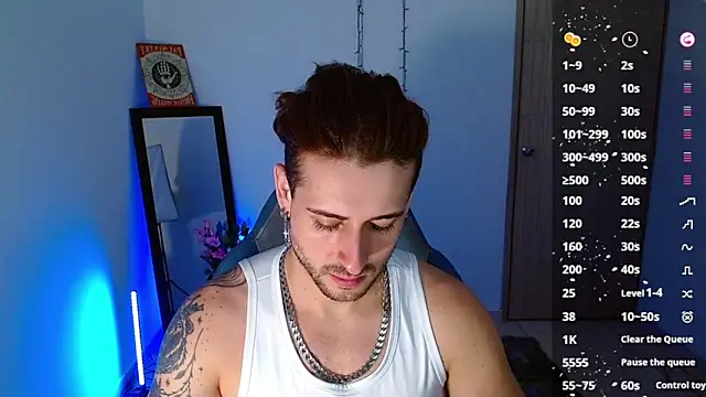 Snapshot of Ares_blue chatting on 02/01/25, 11:42 Ares blue online show from 02/01/25, 11:42