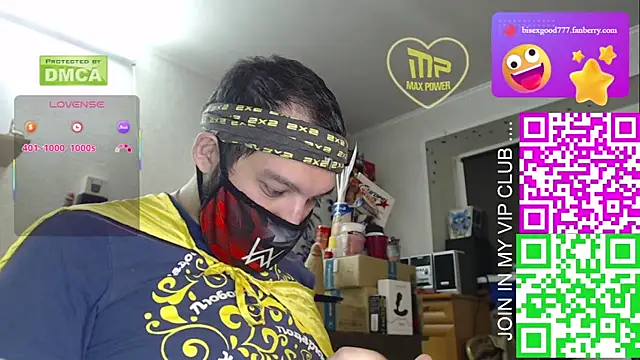 Snapshot of BISEXGOOD777 chatting on 10/21/25, 01:05 BISEXGOOD777 online show from 10/21/25, 01:05